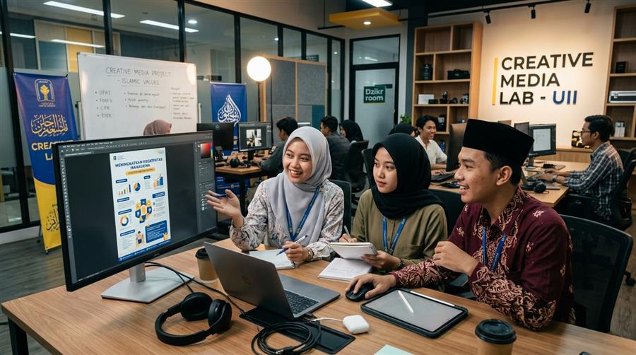 Mahasiswa UIN Proyek Media Kreatif Digital Lab