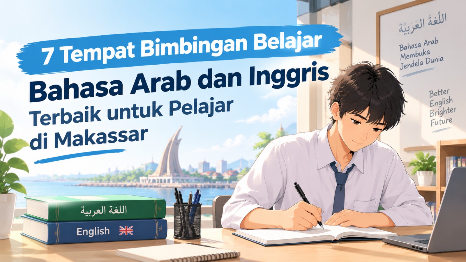 tempat belajar bahasa arab dan inggris